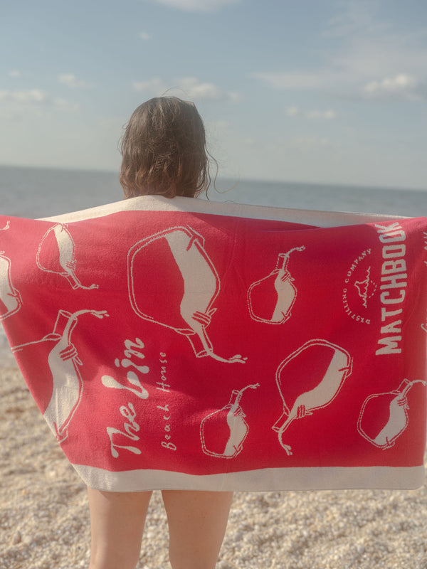 Matchbook x Lin Beach House Beach Towel