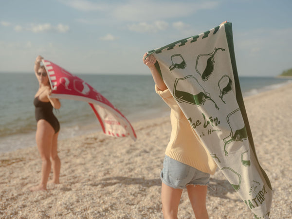 Matchbook x Lin Beach House Beach Towel